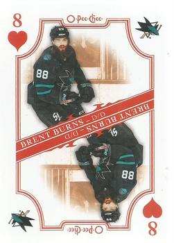 2019-20 O-Pee-Chee - Playing Cards #8♥ Brent Burns Front