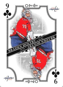 2019-20 O-Pee-Chee - Playing Cards #9♣ Braden Holtby Front