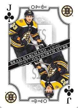2019-20 O-Pee-Chee - Playing Cards #J♣ Brad Marchand Front