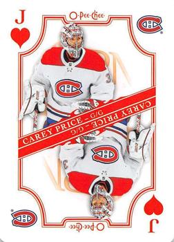 2019-20 O-Pee-Chee - Playing Cards #J♥ Carey Price Front