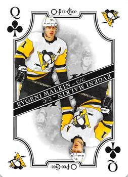 2019-20 O-Pee-Chee - Playing Cards #Q♣ Evgeni Malkin Front