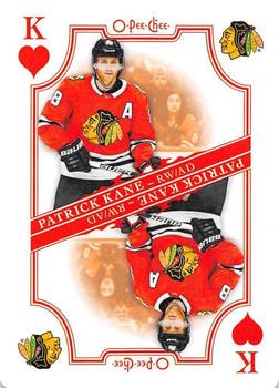 2019-20 O-Pee-Chee - Playing Cards #K♥ Patrick Kane Front