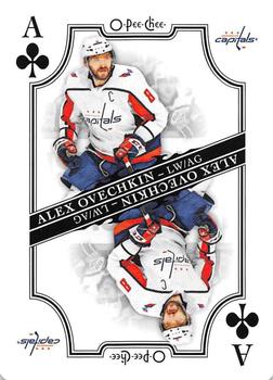 2019-20 O-Pee-Chee - Playing Cards #A♣ Alex Ovechkin Front