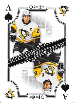 2019-20 O-Pee-Chee - Playing Cards #A♠ Sidney Crosby Front