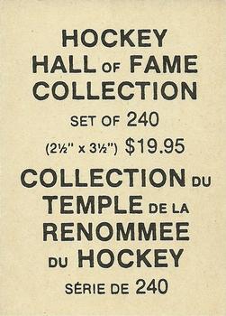 1985 Cartophilium Hockey Hall of Fame - Promos #NNO Bobby Orr Back