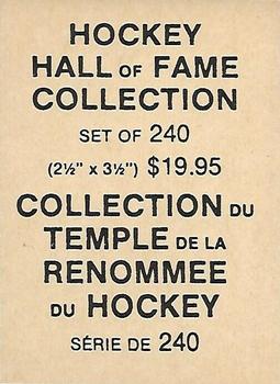 1985 Cartophilium Hockey Hall of Fame - Promos #NNO Stan Mikita Back