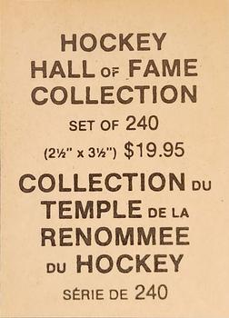 1985 Cartophilium Hockey Hall of Fame - Promos #NNO Gordie Howe Back