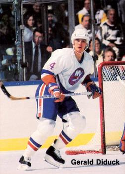 1987-88 New York Islanders Police #6 Gerald Diduck Front
