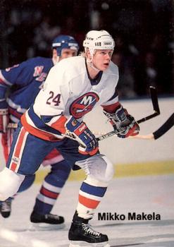 1987-88 New York Islanders Police #11 Mikko Makela Front