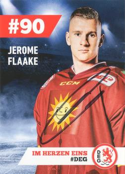 2019-20 Dusseldorfer EG Postcards #NNO Jerome Flaake Front