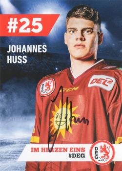2019-20 Dusseldorfer EG Postcards #NNO Johannes Huß Front
