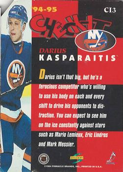 1994-95 Score - Series I Hobby Edition Samples #CI3 Darius Kasparaitis Back