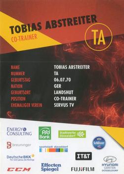 2015-16 Dusseldorfer EG Postcards #NNO Tobias Abstreiter Back