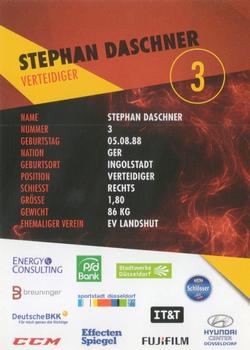 2015-16 Dusseldorfer EG Postcards #NNO Stephan Daschner Back