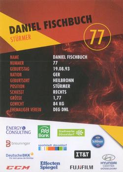 2015-16 Dusseldorfer EG Postcards #NNO Daniel Fischbuch Back