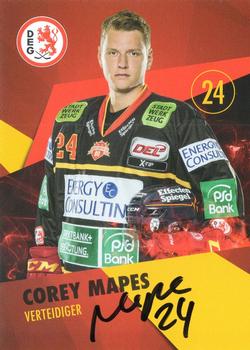 2015-16 Dusseldorfer EG Postcards #NNO Corey Mapes Front