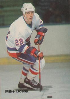 1985-86 New York Islanders Police #1 Mike Bossy Front