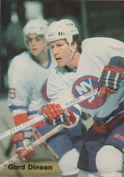 1985-86 New York Islanders Police #4 Gord Dineen Front