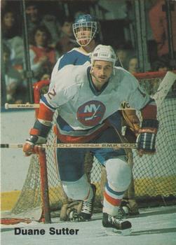 1985-86 New York Islanders Police #9 Duane Sutter Front