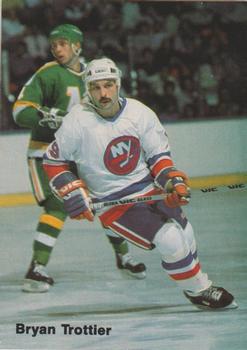 1985-86 New York Islanders Police #11 Bryan Trottier Front