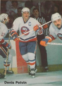 1985-86 New York Islanders Police #12 Denis Potvin Front
