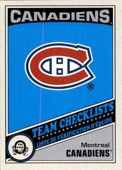 2019-20 O-Pee-Chee - Retro Blank Back #566 Montreal Canadiens Front