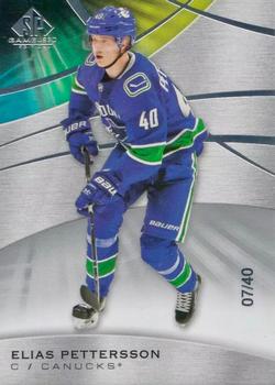 2019-20 SP Game Used #83 Elias Pettersson Front