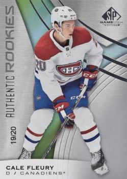 2019-20 SP Game Used #134 Cale Fleury Front