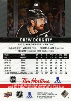 2019-20 Upper Deck Tim Hortons #60 Drew Doughty Back