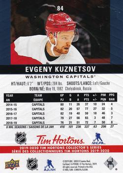 2019-20 Upper Deck Tim Hortons #84 Evgeny Kuznetsov Back