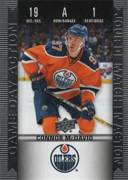 2019-20 Upper Deck Tim Hortons - Game Day Action #HGD-1 Connor McDavid Front