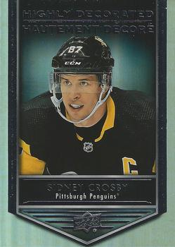 2019-20 Upper Deck Tim Hortons - Highly Decorated #HD-1 Sidney Crosby Front