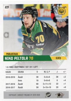 2019-20 Cardset Finland Series 1 #029 Niko Peltola Back