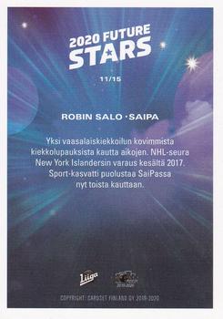 2019-20 Cardset Finland Series 1 - 2020 Future Stars #11 Robin Salo Back