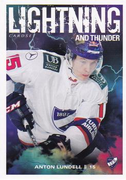 2019-20 Cardset Finland Series 1 - Lightning and Thunder #1 Anton Lundell Front