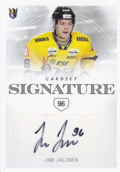 2019-20 Cardset Finland Series 1 - Signature #NNO Jimi Jalonen Front