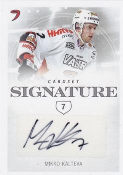 2019-20 Cardset Finland Series 1 - Signature #NNO Mikko Kalteva Front