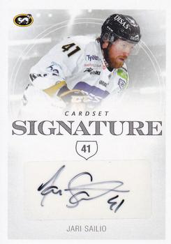 2019-20 Cardset Finland Series 1 - Signature #NNO Jari Sailio Front