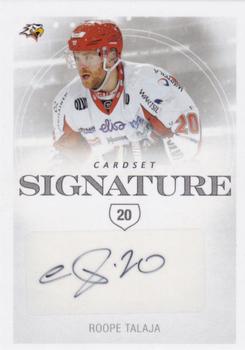 2019-20 Cardset Finland Series 1 - Signature #NNO Roope Talaja Front