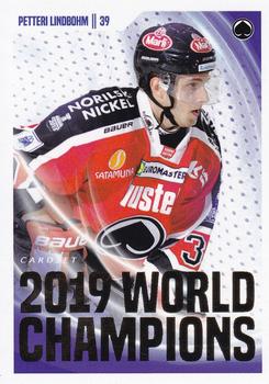 2019-20 Cardset Finland Series 1 - 2019 World Champions #7 Petteri Lindbohm Front