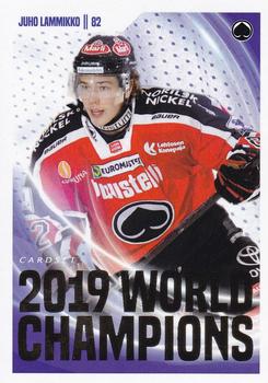 2019-20 Cardset Finland Series 1 - 2019 World Champions #23 Juho Lammikko Front