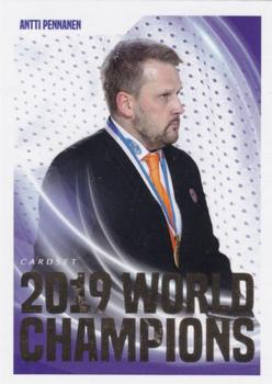 2019-20 Cardset Finland Series 1 - 2019 World Champions #27 Antti Pennanen Front