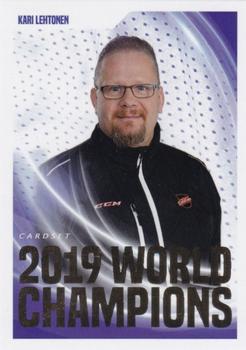 2019-20 Cardset Finland Series 1 - 2019 World Champions #29 Kari Lehtonen Front