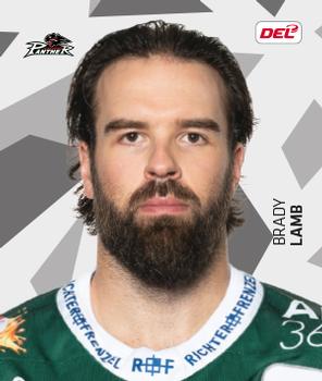 2019-20 Playercards Stickers (DEL) #006 Brady Lamb Front