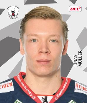 2019-20 Playercards Stickers (DEL) #033 Jonas Muller Front