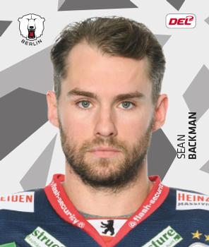 2019-20 Playercards Stickers (DEL) #045 Sean Backman Front