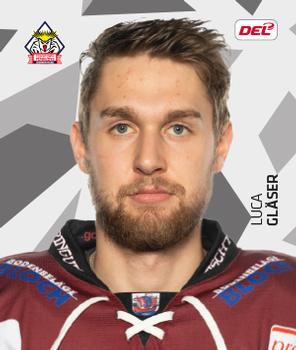 2019-20 Playercards Stickers (DEL) #075 Luca Glaser Front