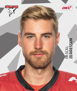 2019-20 Playercards Stickers (DEL) #162 Pascal Zerressen Front