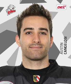 2019-20 Playercards Stickers (DEL) #287 Austin Cangelosi Front
