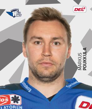2019-20 Playercards Stickers (DEL) #310 Markus Poukkula Front